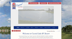 Desktop Screenshot of crystallakervresort.com